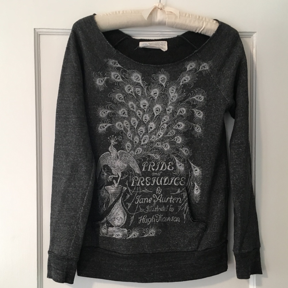 Wide Neck Sweatshirt